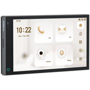 Dahua Bytový monitor IP/ touch 7" 1024x600/ Ethernet+WiFi/ PoE/ pamäť/ CZ menu/ povrchový/ čierny