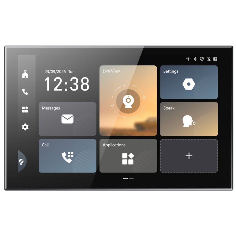 Hikvision DS-KH9570-WTE1(O-STD)/S - 10" IP bytový dotykový Android monitor, Wi-Fi; BT, PoE