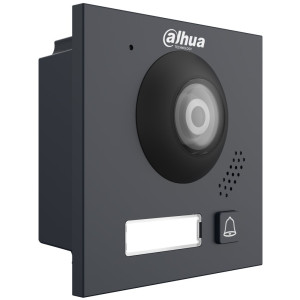Dahua VTO4202 modulárna dverová stanica/ dual IP a 2-vodič IP/ 1x tlačidlo/ 2Mpix 169st/ PoE alebo 48VDC/ IP65+IK07/ čierna