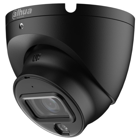 Dahua IPC Entry 6Mpix 20fps FullColor turret 2,8mm (110st) WDR IR+white 30m mikrofón detekcia osôb čierna