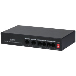 Dahua PFS3006-4ET-36 – PoE switch 4× PoE, 36 W