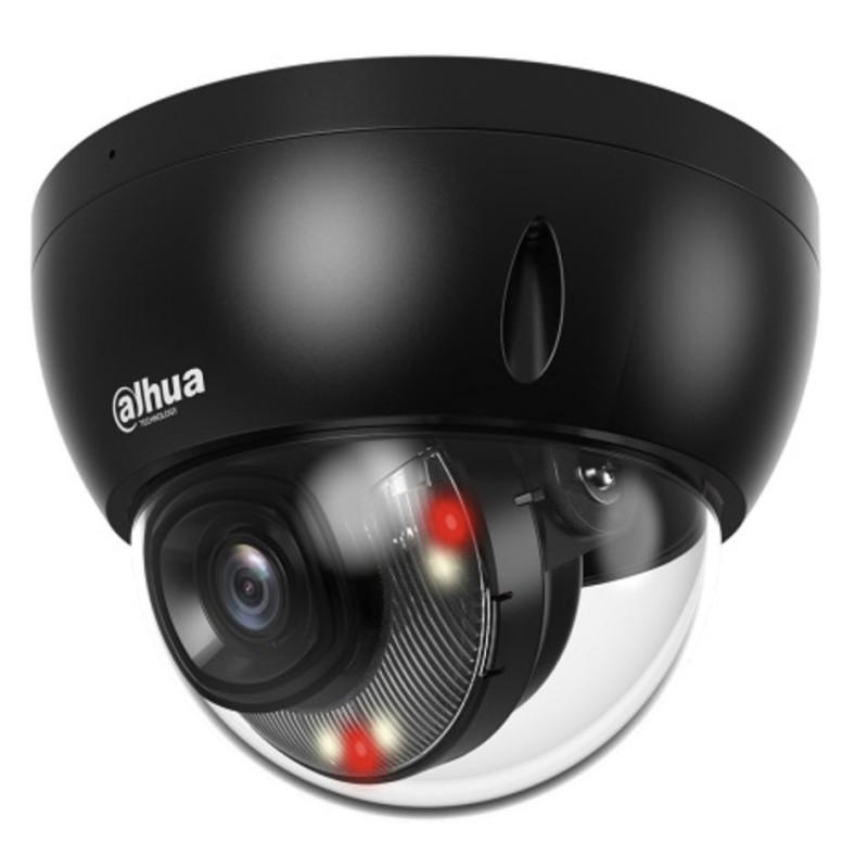 Dahua IPC WizSense 4Mpix Full-Color dome 2,8mm (101st) WDR IR+White30m mikrofón SMD+ Perimetr čierna