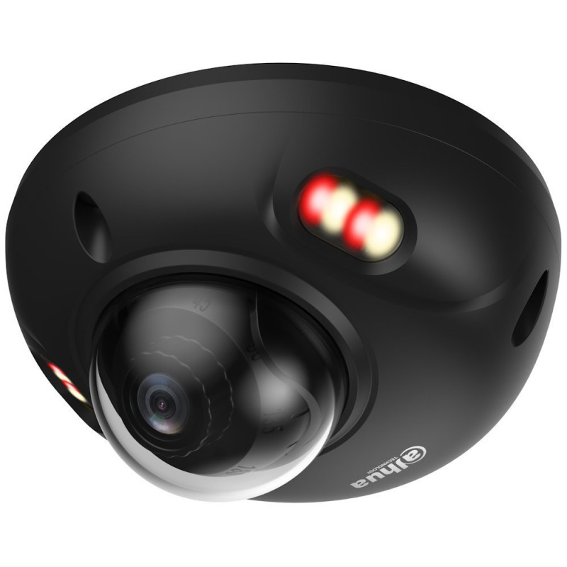Dahua IPC WizSense 8Mpix dome 2,8mm (108st) WDR IR+white30m mikrofón SMD4 FD AcuPick Xinghan čierna
