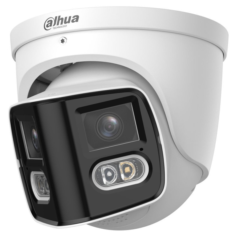 Dahua IPC panorama 8Mpix(2x4Mpix) turret 4096x1860 180 WDR IR25m+White20m mic+repro SMD3.0