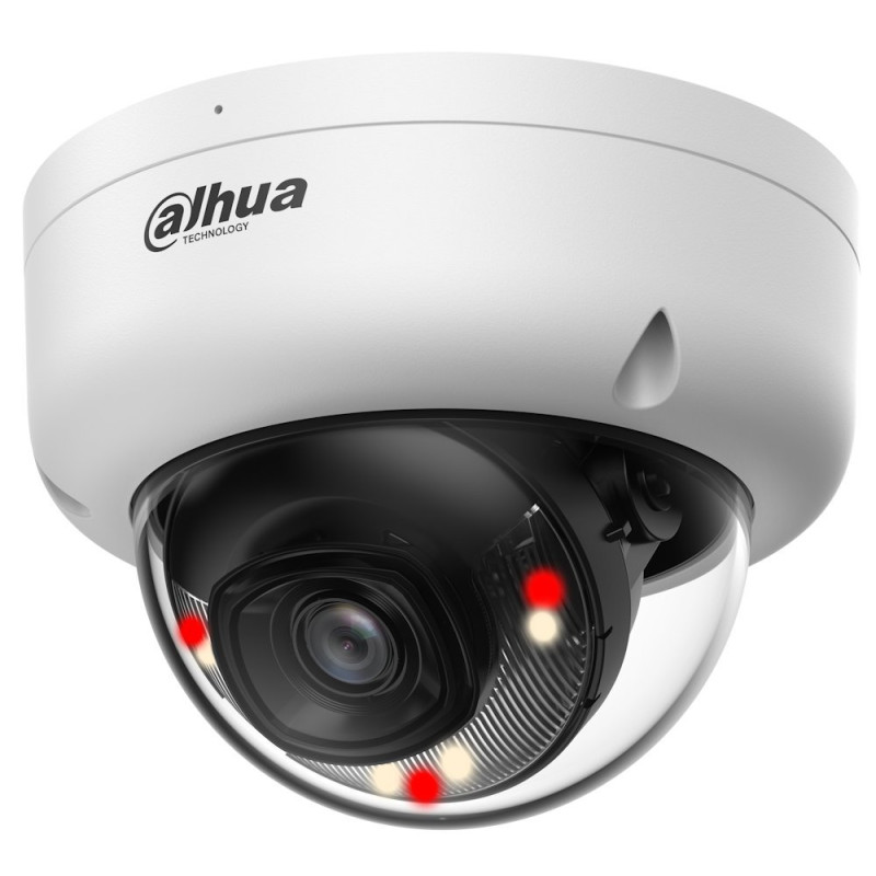 Dahua IPC Entry 8Mpix 20fps Full-Color dome 2,8mm (108st) DWDR IR+white 30m mikrofón detekcia osôb