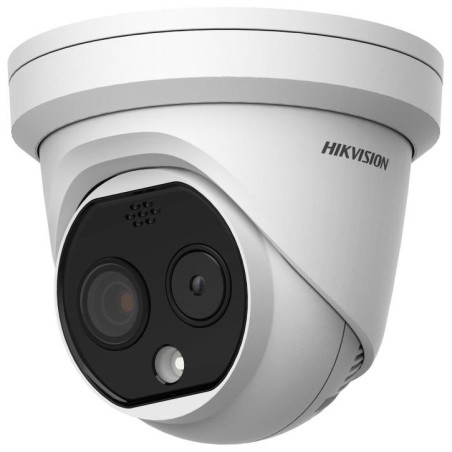 Hikvision DS-2TD1228-7/QA - IP Turret termo-optická kamera; objektív 6,9mm, IR 15m, Audio, Alarm, blikač