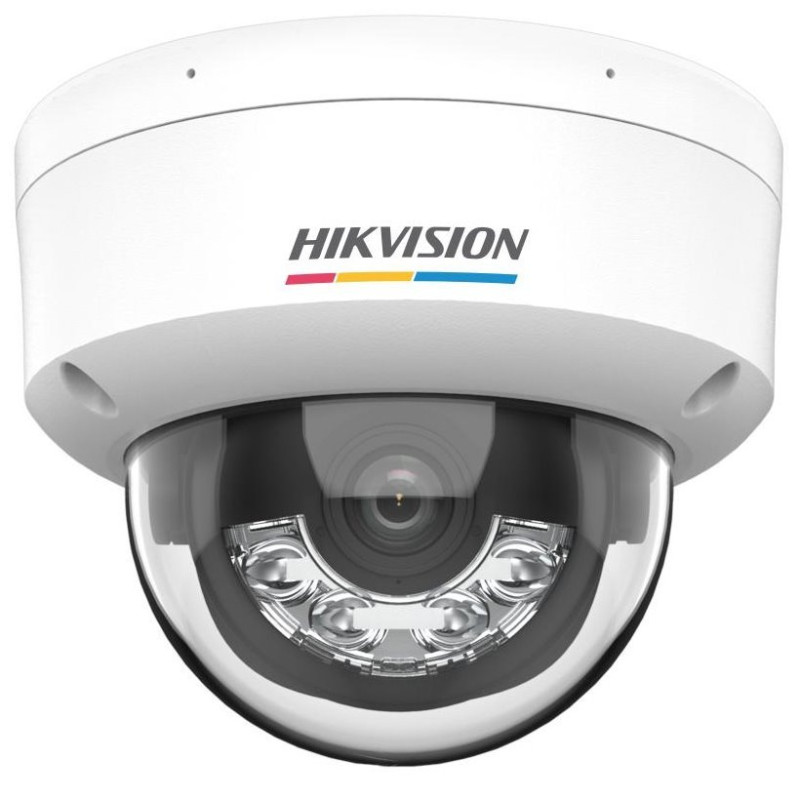 Hikvision DS-2CD1147G2H-LIU(2.8mm) 4MPix IP Dome Hybrid ColorVu AcuSense kamera; LED/IR 30m, mikrofón, IP67