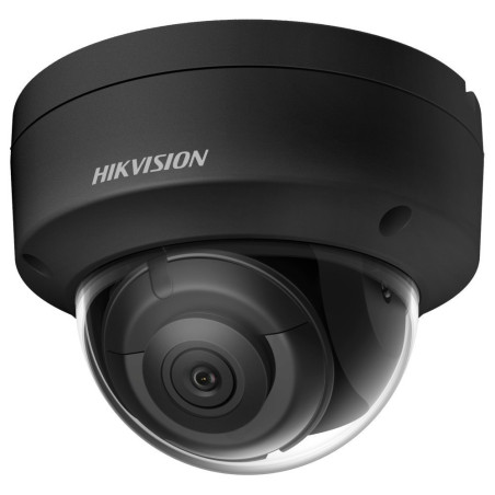 Hikvision DS-2CD2123G2-IS(2.8mm)(D)(BLACK) - 2MPix IP Dome kamera; IR 30m, Audio, Alarm, IP67, IK10, čierna
