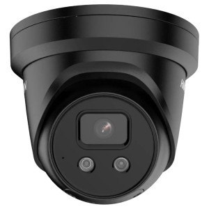 Hikvision DS-2CD2346G2-ISU/SL(2.8mm)/C/BLACK - 4MPix IP Turret AcuSense kamera; IR 30m, A/A, mikrofón, repro, blikač