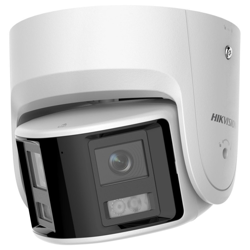 Hikvision DS-2CD2346G2P-ISU/SL(2.8mm)(C) 4MPix IP Turret AcuSense panoramatick kamera; IR 30m, WDR 120dB, A/A, mikrofón