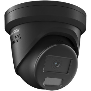 Hikvision DS-2CD2346G2H-IS2U/SL(2.8mm)BLK 4MPix IP Turret AcuSense kamera; IR 30m, audio, alarm, IP67, čierna