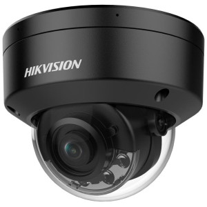 Hikvision DS-2CD2187G2H-LISU(2.8mm)/eF/BLACK 8MPix IP Dome Hybrid ColorVu AcuSense kamera; LED/IR 30m,130dB, A/A, IP67