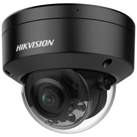 Hikvision DS-2CD2187G2H-LISU(2.8mm)/eF/BLACK 8MPix IP Dome Hybrid ColorVu AcuSense kamera; LED/IR 30m,130dB, A/A, IP67