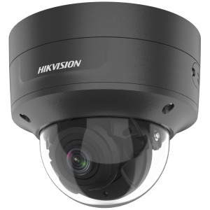 Hikvision DS-2CD2746G2-IZS(2.8-12mm)/C/BLACK - 4MPix IP Dome AcuSense kamera; IR 40m, Audio, Alarm, IK10, čierna