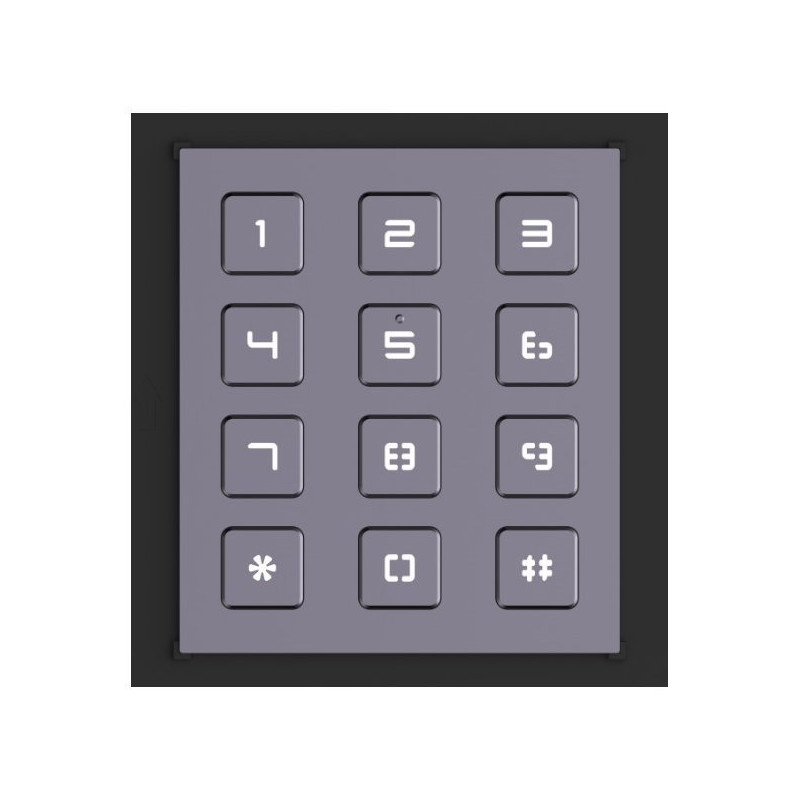 Hikvision DS-KD-KP – modul kódovej klávesnice pre videovrátnik, 12 tlačidiel, IP65, IK07