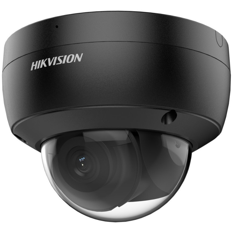 Hikvision DS-2CD2186G2-ISU(2.8mm)(C)(BLACK) - 8MPix IP Dome AcuSense kamera; IR 30m, Audio, Alarm, mikrofón, IK10; čierna