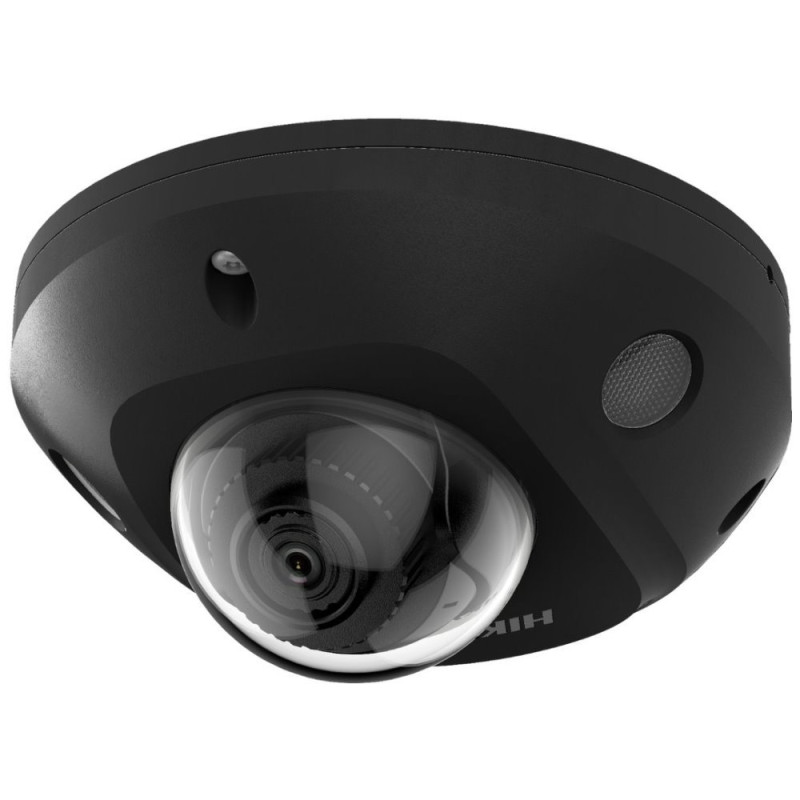 Hikvision DS-2CD2543G2-IS(2.8mm)(BLACK) - 4MPix IP Mini Dome kamera ; IR 30m, IP67, Audio, Alarm, čierna