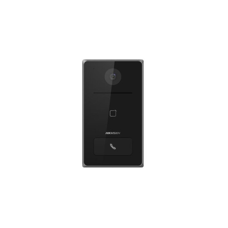 Hikvision DS-KV6133-WME1 - IP dverový interkom, 1-tlačidlový,čítačka kariet, 2MPx kamera