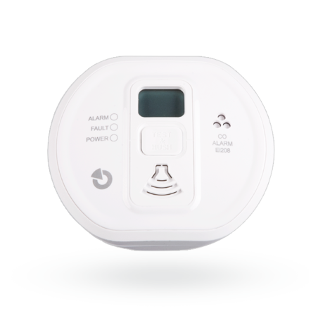 Jablotron EI208DW – autonómny detektor plynu CO s displejom