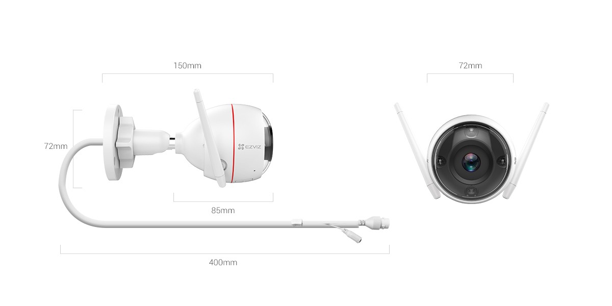 EZVIZ C3W Pro (4MP), CS-C3W-A0-3H4WFRL.